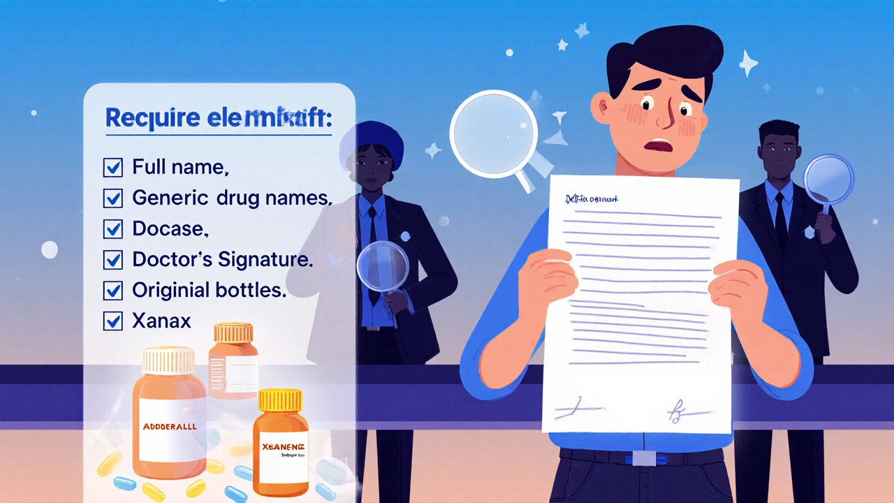 Doctor's Letter for Controlled Substances During International Travel: What You Must Know