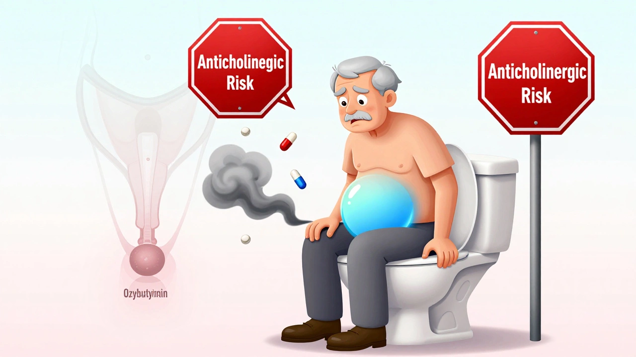 Anticholinergics and Urinary Retention: How Prostate Problems Make This Medication Risky