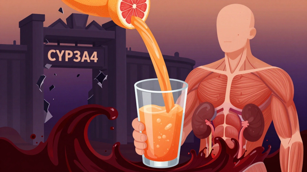 Grapefruit Juice and Simvastatin: What You Need to Know About Myopathy and Toxicity Risk