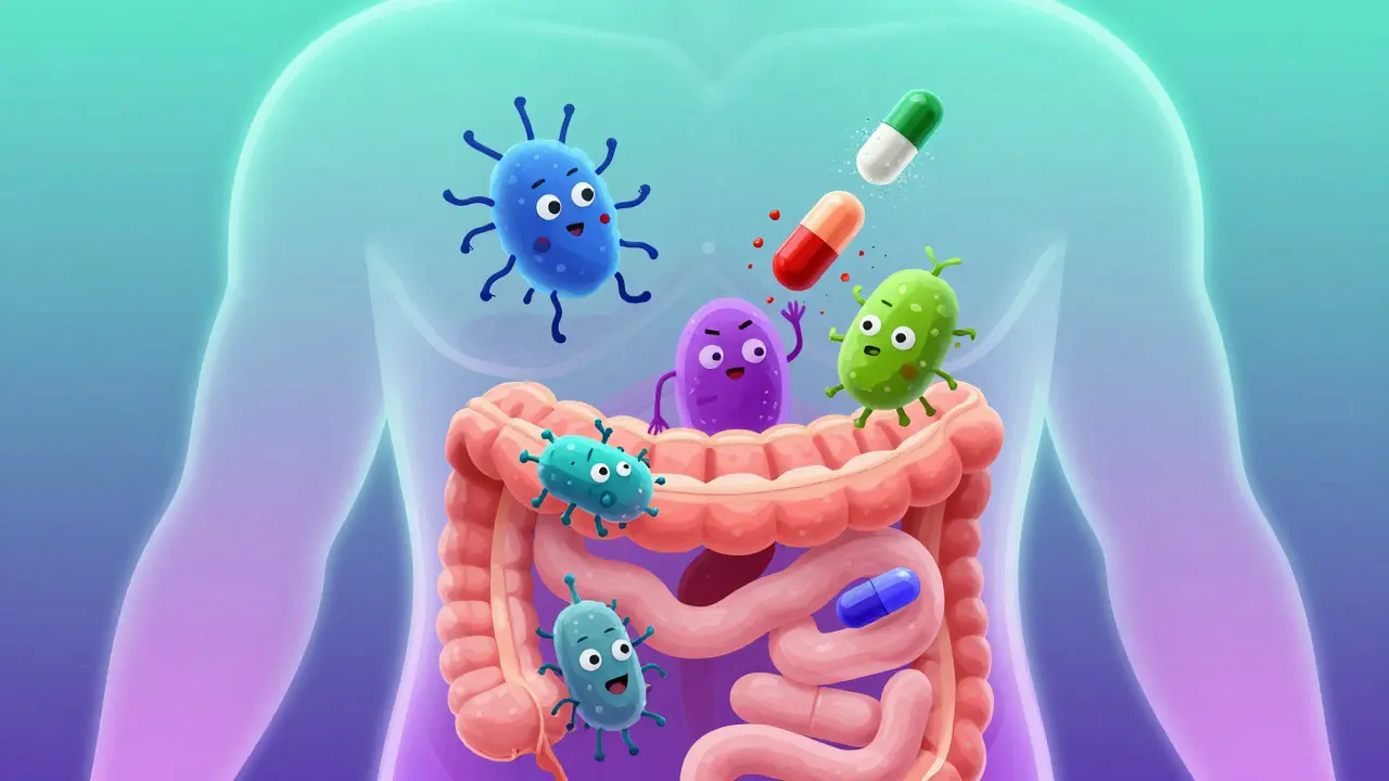 How the Gut Microbiome Changes Drug Effects and Causes Side Effects