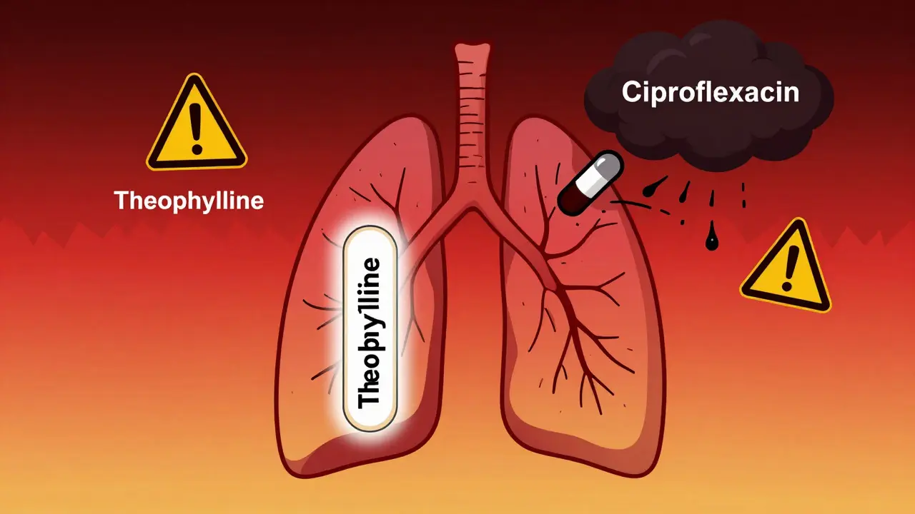Ciprofloxacin and Theophylline: Why This Drug Pair Can Be Dangerous